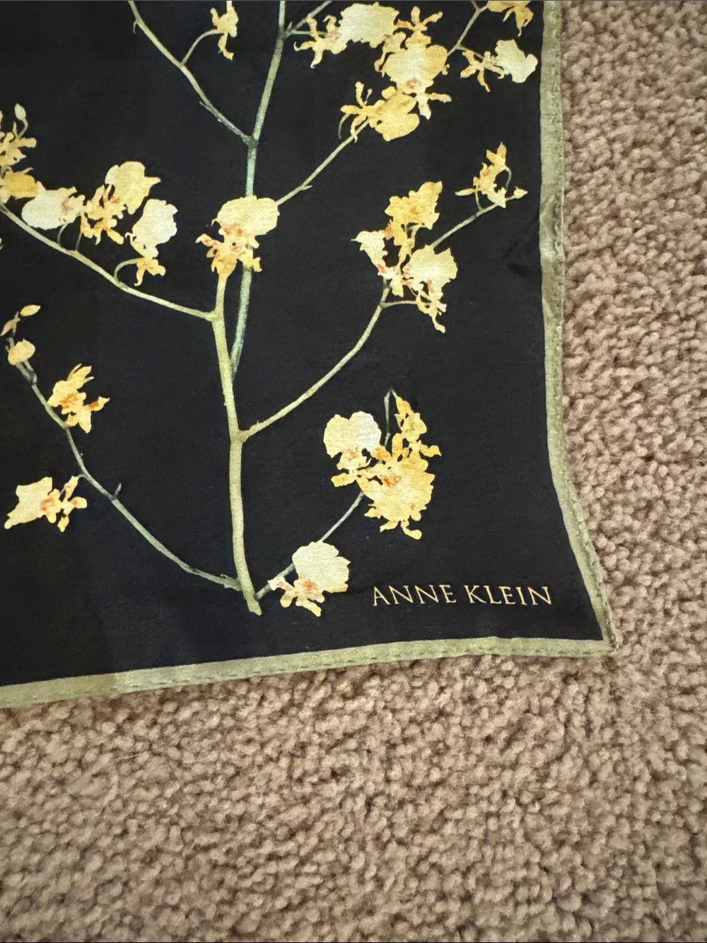 Anne Klein floral signature silk